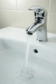 Leaky faucet, saving water