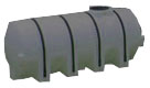 Horizontal plastic water tank