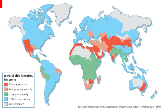 water scarcity in the world